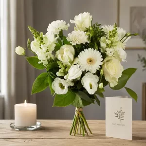 De Bloemenwinkel Arnhem - condoleance boeket 9