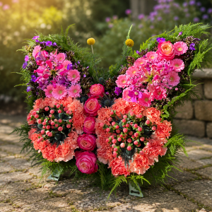 Rouw Arrangement Vlinder