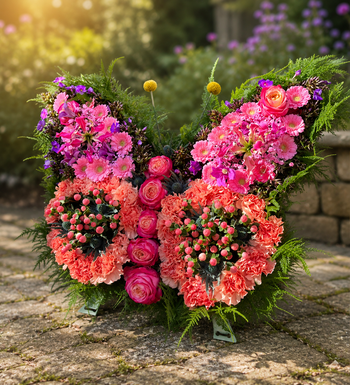 Rouw Arrangement Vlinder